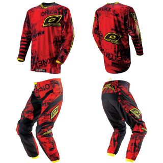   Element Toxic sz 34 Motocross Riding Gear Dirtbike Jersey Pants Combo