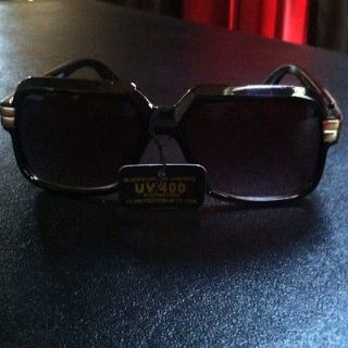 Cazal Gazelle Design 607 Style Black Sunglasses Vintage Nerd Tortoise 