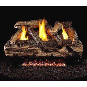 Peterson Realfyre Vent Free Gas Fireplace Logs   S9 24 Split Oak