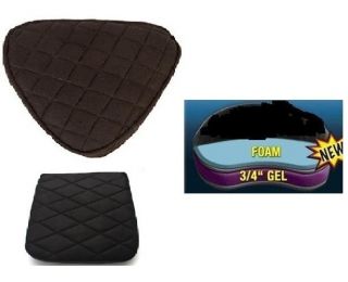 Motorcycle Gel Pads Driver and or Back Seat or set for Triumph 