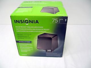 NEW Insignia   Rocketboost 6 1/2 70W Wired/Wireless Ready Subwoofer 
