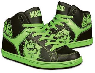 MGP Mad Gear Pro Shreds Shred Green/Black Skate Shoes Scooter