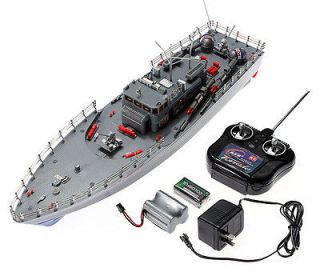 4CH Channels Electric Boat Infrared RC War Battle Ship Gyro Model 