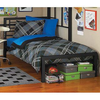 Your Zone Platform Bed Frame Metal Kids Teen Furniture Bedroom Twin 