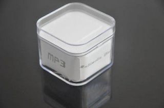 Multimedia Mp3 music player USB Flash Disk Transparent Box Case Gift 