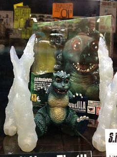 SDCC 2012 Exclusive S.H. MonsterArts Little Godzilla Crystal Set