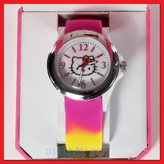 Sanrio Hello Kitty Tye Dye Gel Band Wrist Watch