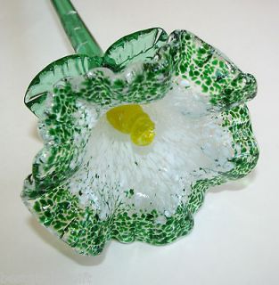 long stem glass flowers in Art Glass