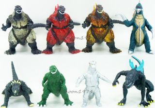 Bandai Godzilla Monsters Action Toy Figure Set Gift 3inch