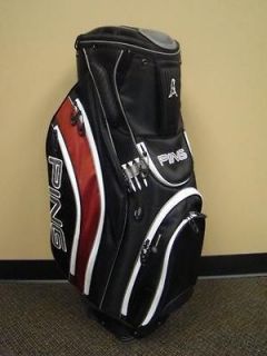 Ping Pioneer Mens Golf Cart Bag 2012 Black/Red Golf Brand New $199 