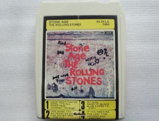   STONES Stone Age RARE 8 TRACK Cartridge AUSTRALIA Decca 8X SKLA 5084