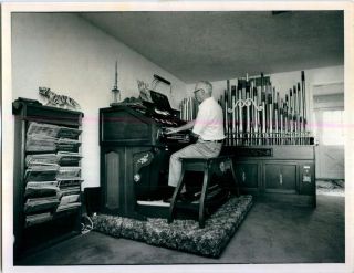 1974 Organist Friend Cochrane Pipe Instrument Musician House Press 