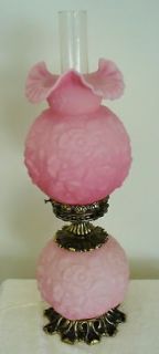 fenton gone with the wind lamp in Pottery & Glass
