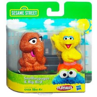 Sesame Street SNUFFLEUPAGUS & BIG BIRD 2 Pack Hasbro Playskool SNUFFY 
