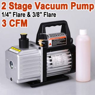   3HP Rotary Vane Deep Vacuum Pump HVAC Tool For AC R410a R134 etc