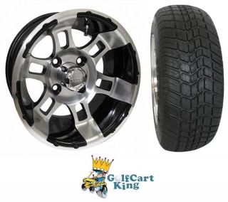 RX121 Low Profile Golf Cart 12 Wheel and Tire Combo