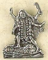 Pewter Pendant Kali   Goddess of Destruction VEDA 536