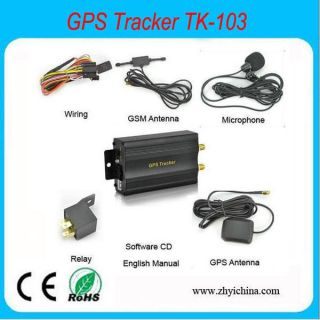 Real time Vehicle GPS Tracker TK103 Car Tracking Device alarm China 