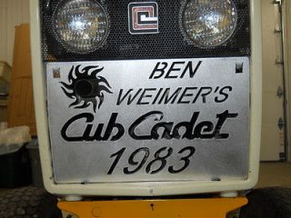 GRILL CUB CADET CUSTOM NAME AND YEAR ALL ALUM. 1811 682 1050 2072 482