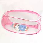Baby Mosquito Net Fold Safty Mosquito Net Pink Playpen Tent Square