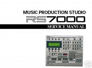 Yamaha Service Manual for RS7000 Advanced Sequencer