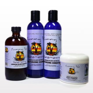   Black Castor Oil Hair Care Kit (4 pcs)  Healthy Hair Growth
