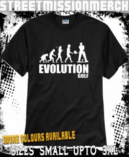   ,EVOLUTION GOLF,GOLFING,T SHIRT,SIZES,S 3XL,BRILL FATHERS DAY GIFT