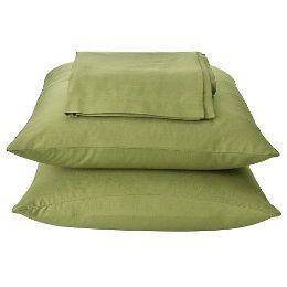 Queen WATERBED SHEETS 200 Thread SOLID SAGE GREEN Free Priority 