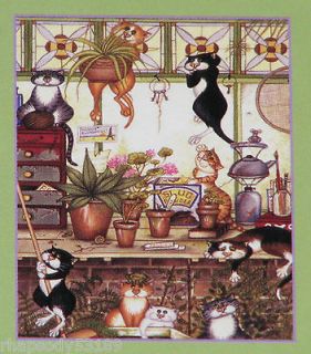 Hanging Around In The Greenhouse Linda Jane Smith cats sealed bag 