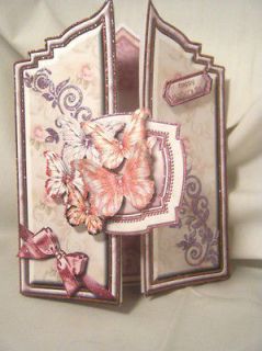   Greeting Card   3D Butterflies Plaque Gate Fold Special Occasions Card