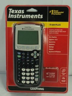   Instruments TI 84 Plus Graphing Calculator NIB Sealed 