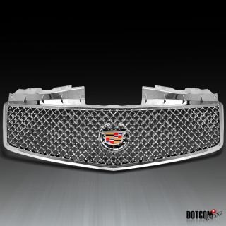 03 07 CADILLAC CTS V CHROME GRILL GRILLE+LOGO EMBLEM (Fits Cadillac 