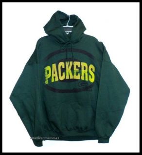 NEW NFL Green Bay Packers Pullover Hoodie Sweatshirt Men Size 2XL XXL