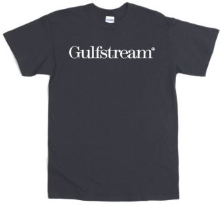 Gulfstream T Shirt Screenprint Airline Air Lear Jet Aviation Cabin 