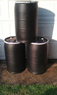 Newly listed Plastic Barrel Drum Rain Feed Storage 30 Gallons