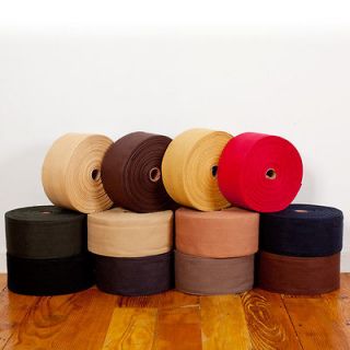 Extra Wide 100% Canvas Binding Tape Carpet 150 ft/roll   BROWN 