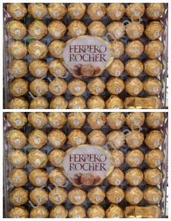   Rocher Fine Hazelnut Chocolate Nut Candy Gold Wrap 21.2oz Per Gift Box