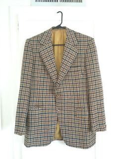 Vintage Amalgamated Union Groovy Elegant Retro Plaid Blazer / Jacket 