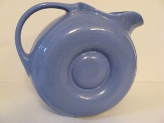 HALL CHINA PITCHER, IN WEDGEWOOD BLUE A++ CONDITION