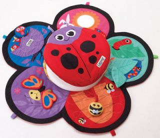 Lamaze Spin and Explore Garden Gym   Baby Tummy Time Playmat NEW