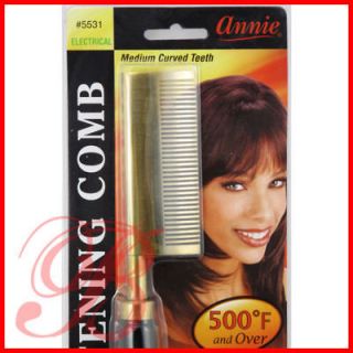 ANNIE Electrical Straightening Hot Comb Curved Teeth