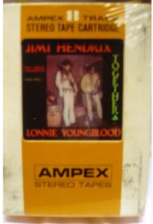 Jimi Hendrix Lonnie Youngblood Together Factory Sealed 8 track tape