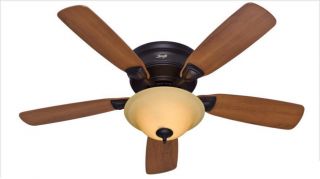   Bronze Traditional / Classic Low Profile IV Plus 5 Blade Ceiling Fan