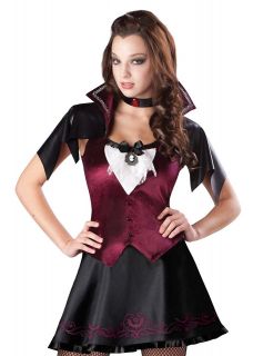 Teen Junior Girls Goth Trendy Vampire Halloween Costume
