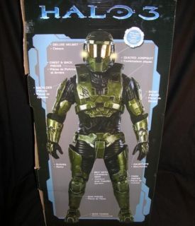 Halo 3 Master Chief Licensed Costume Full Armor Helmet