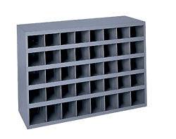 METAL 40 HOLE STORAGE BIN / CABINET FOR NUTS AND BOLTS