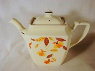 Hall Jewel Tea, Autumn Leaf, Newport Teapot, Old 1930s Style 