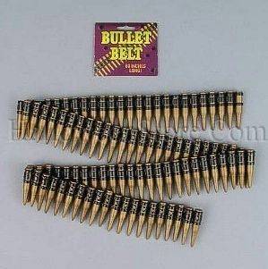 Bandolier Bullet Belt Costume Rambo Commando Fake Army