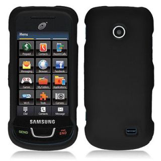 Black Protector Hard Snap On Cover Case for Samsung T528G Straight 