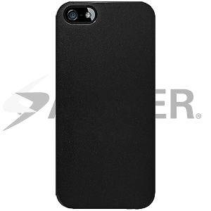   MM Super Slim Simple Case with Screen Protector for iPhone 5   Black